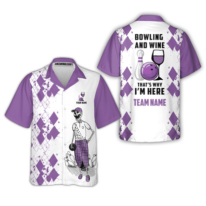 Custom Beer Skull And Bowling Team Jersey Polo Shirts, Bowling Team Uniforms Jerseys, Personalized Name And Team Name