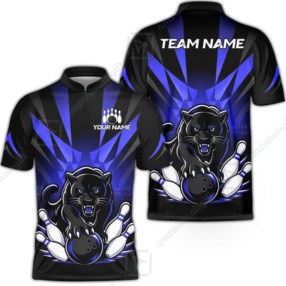 Bowling Jersey||Blue
