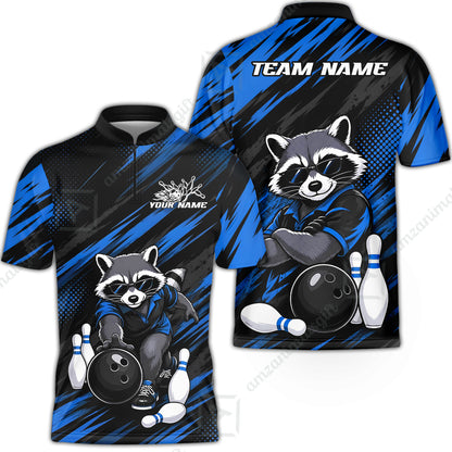 Bowling Jersey||Blue