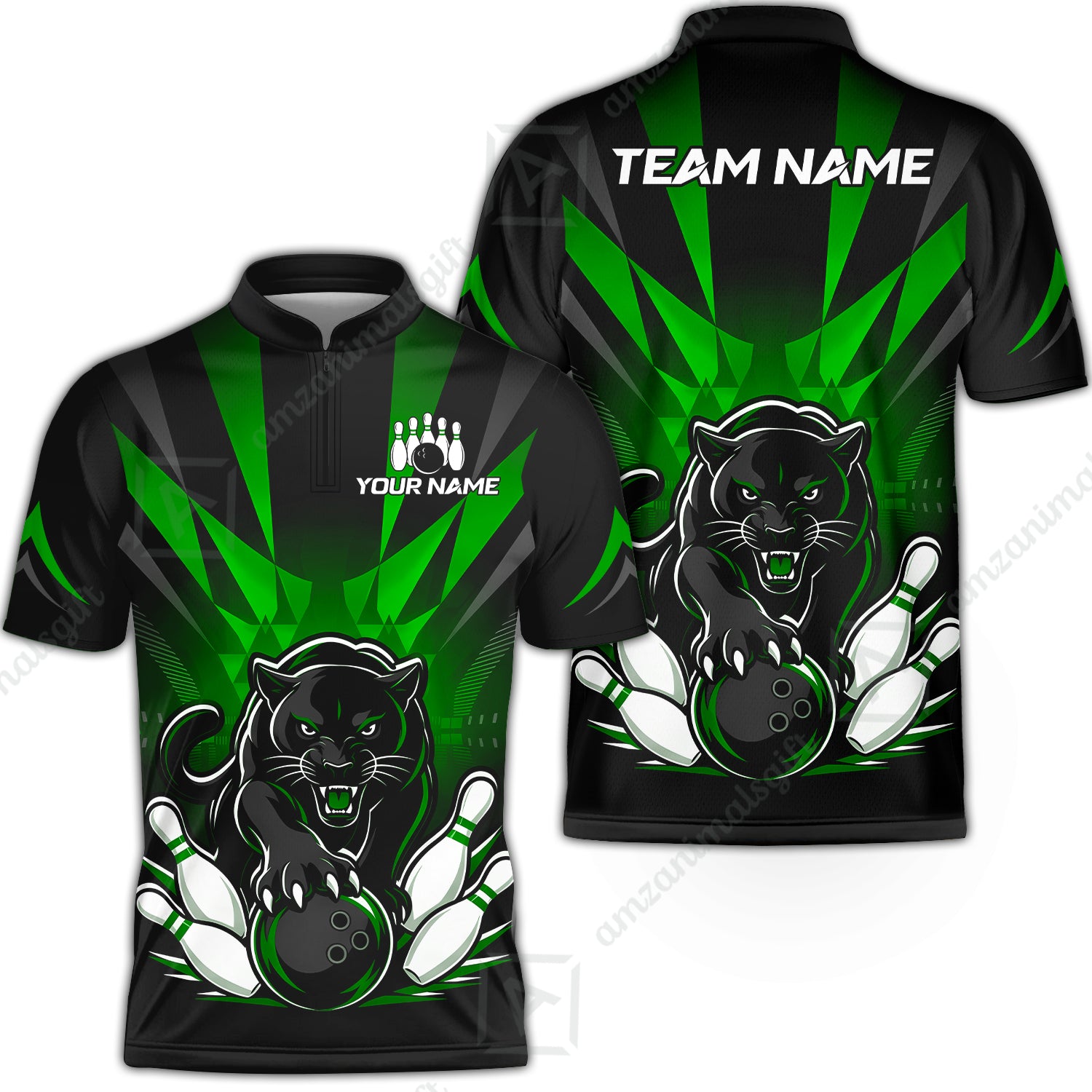 Bowling Jersey||Green