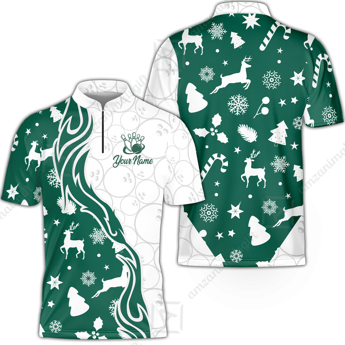 Bowling Jersey||Green