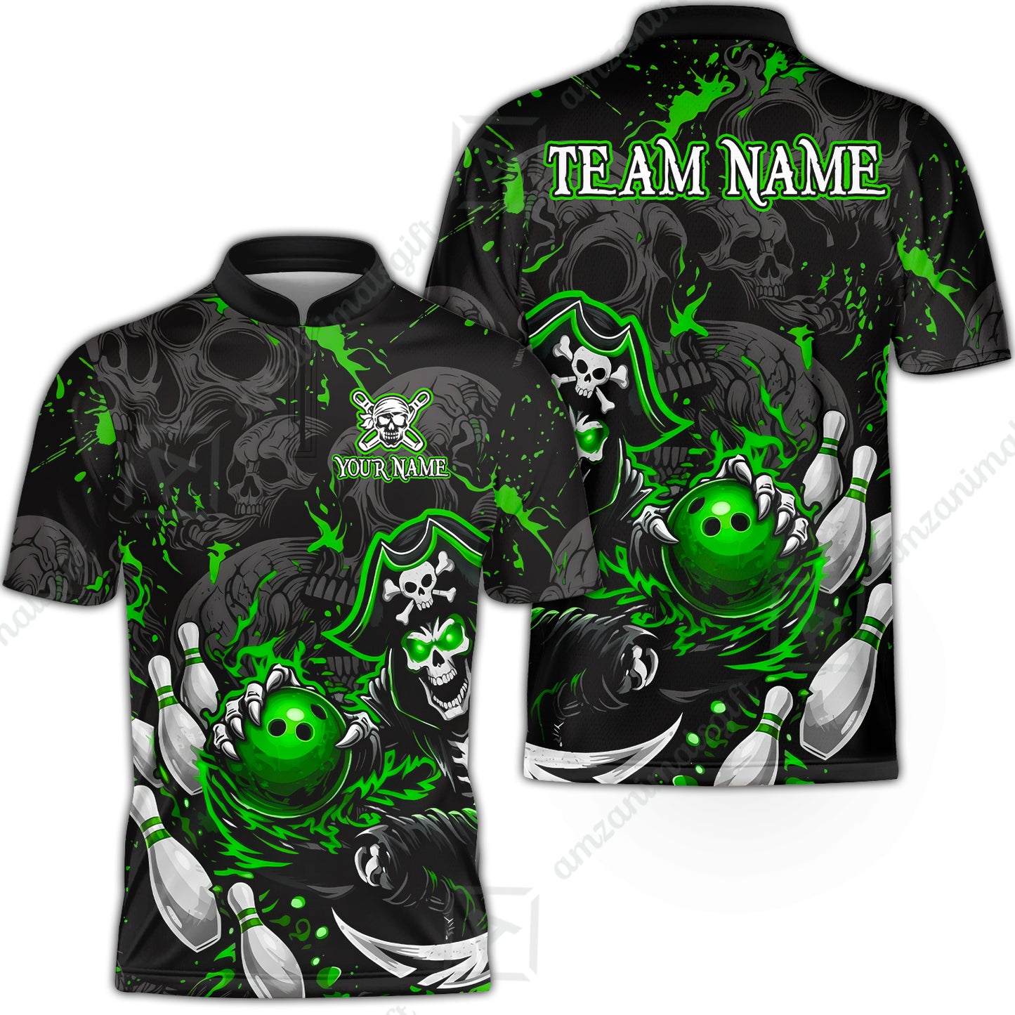 Bowling Jersey||Green