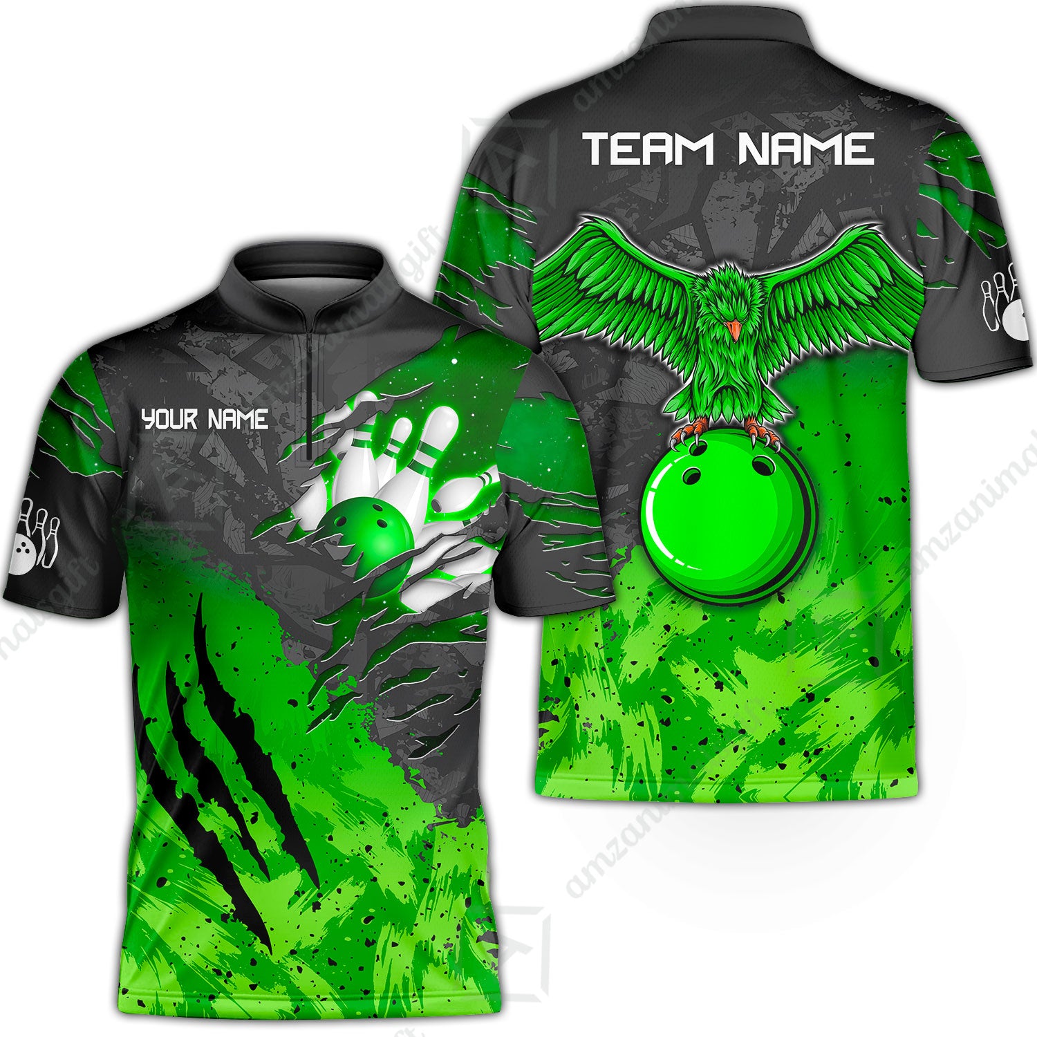 Bowling Jersey||Green
