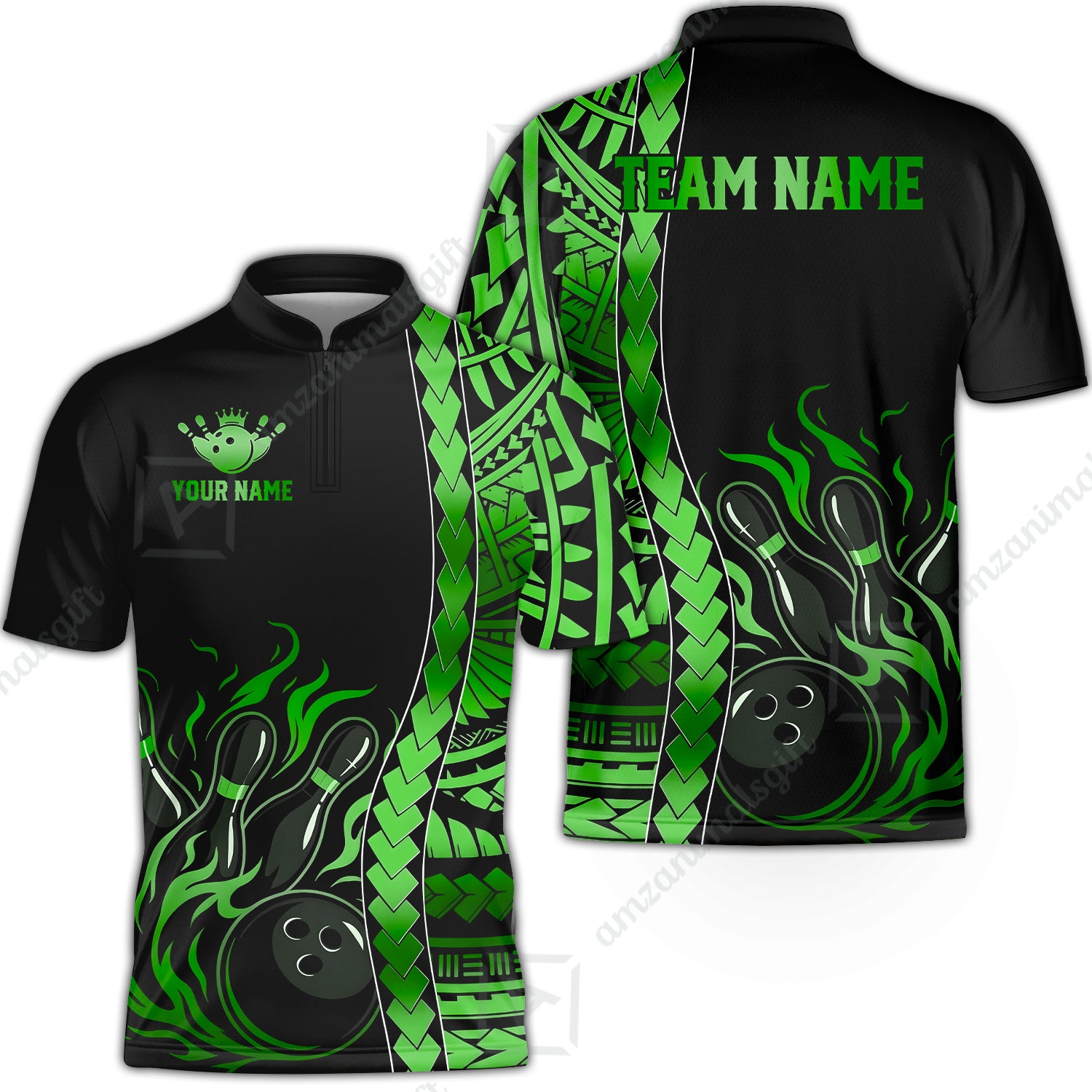 Bowling Jersey||Green