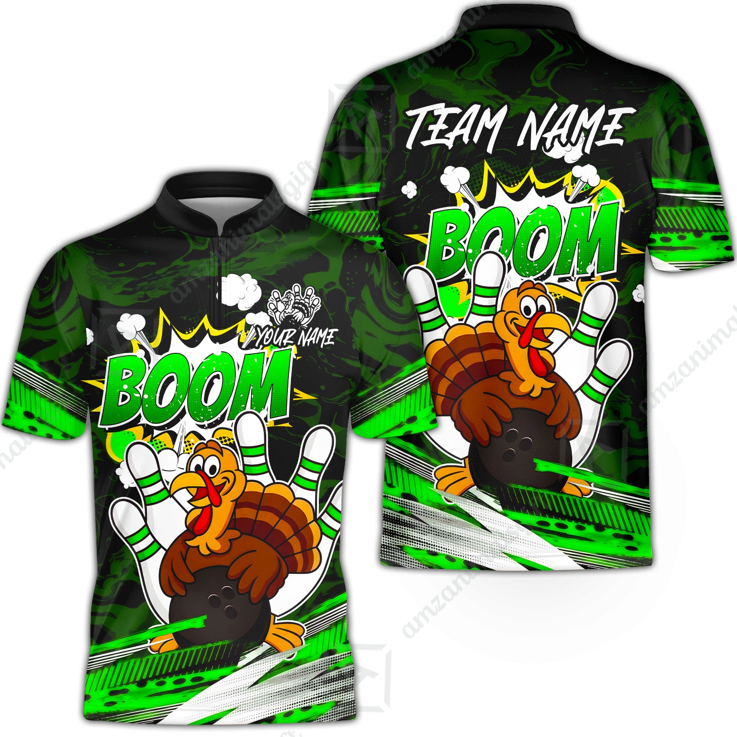 Bowling Jersey||Green