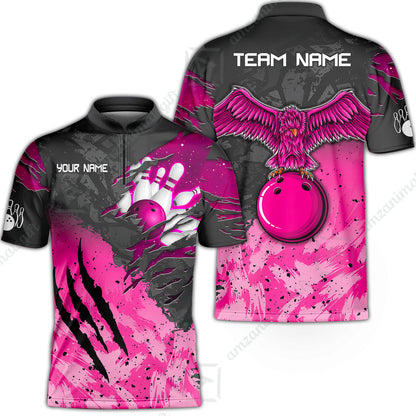 Bowling Jersey||Pink