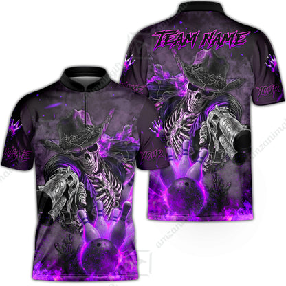 Bowling Jersey||Purple