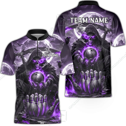 Bowling Jersey||Purple