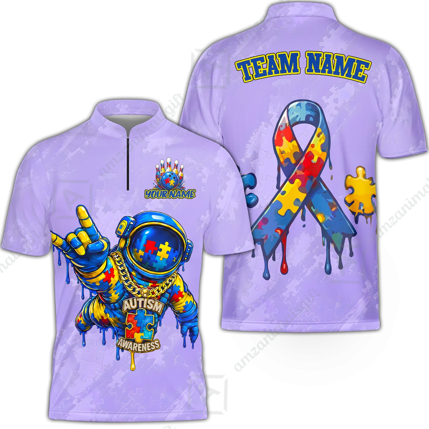 Bowling Jersey||Purple