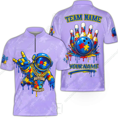 Bowling Jersey||Purple