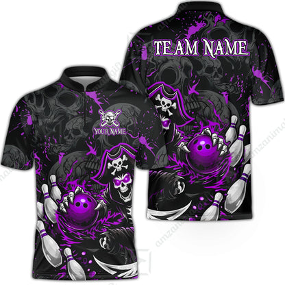 Bowling Jersey||Purple