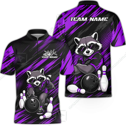 Bowling Jersey||Purple