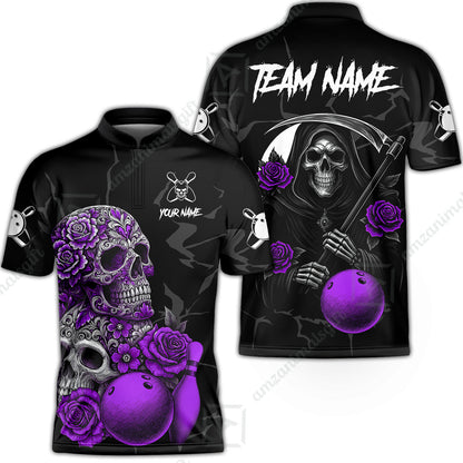 Bowling Jersey||Purple