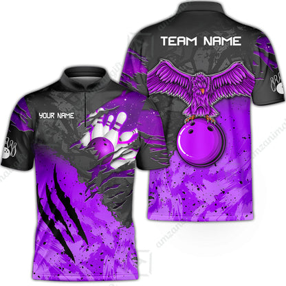 Bowling Jersey||Purple
