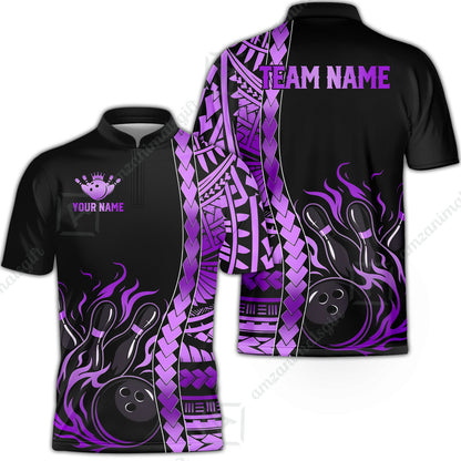 Bowling Jersey||Purple
