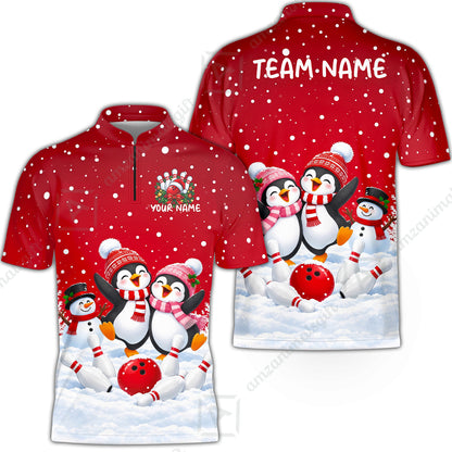 Bowling Jersey||Red