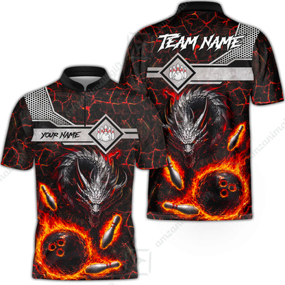 Bowling Jersey||Red