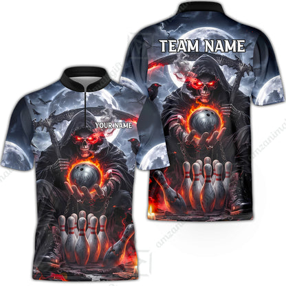 Bowling Jersey||Red