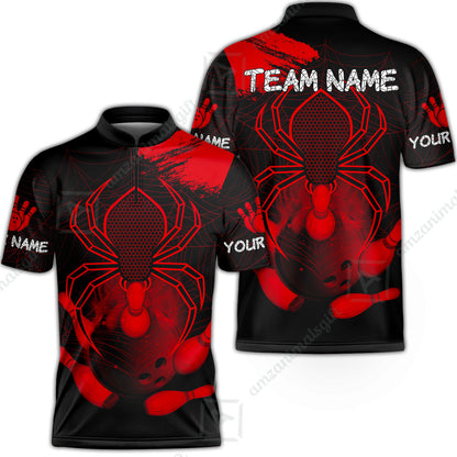 Bowling Jersey||Red