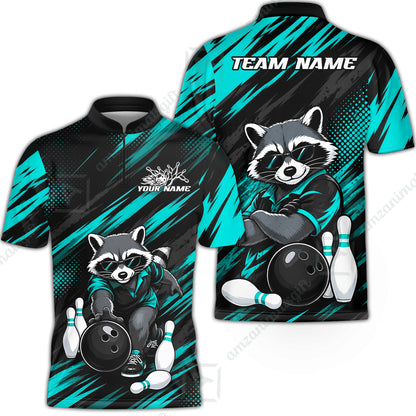 Bowling Jersey||Turquoise