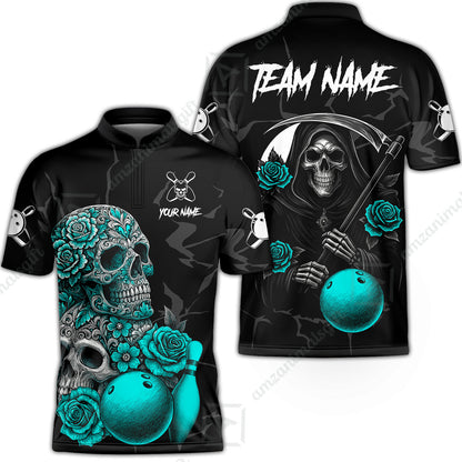Bowling Jersey||Turquoise