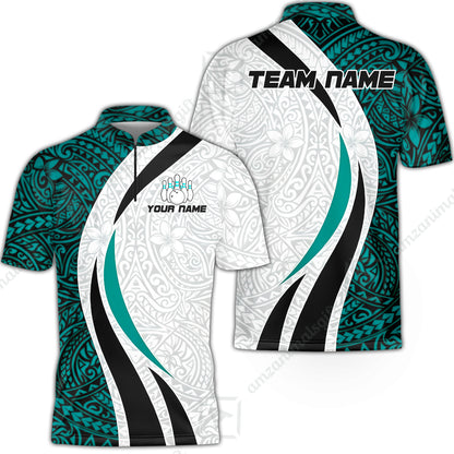 Bowling Jersey||Turquoise