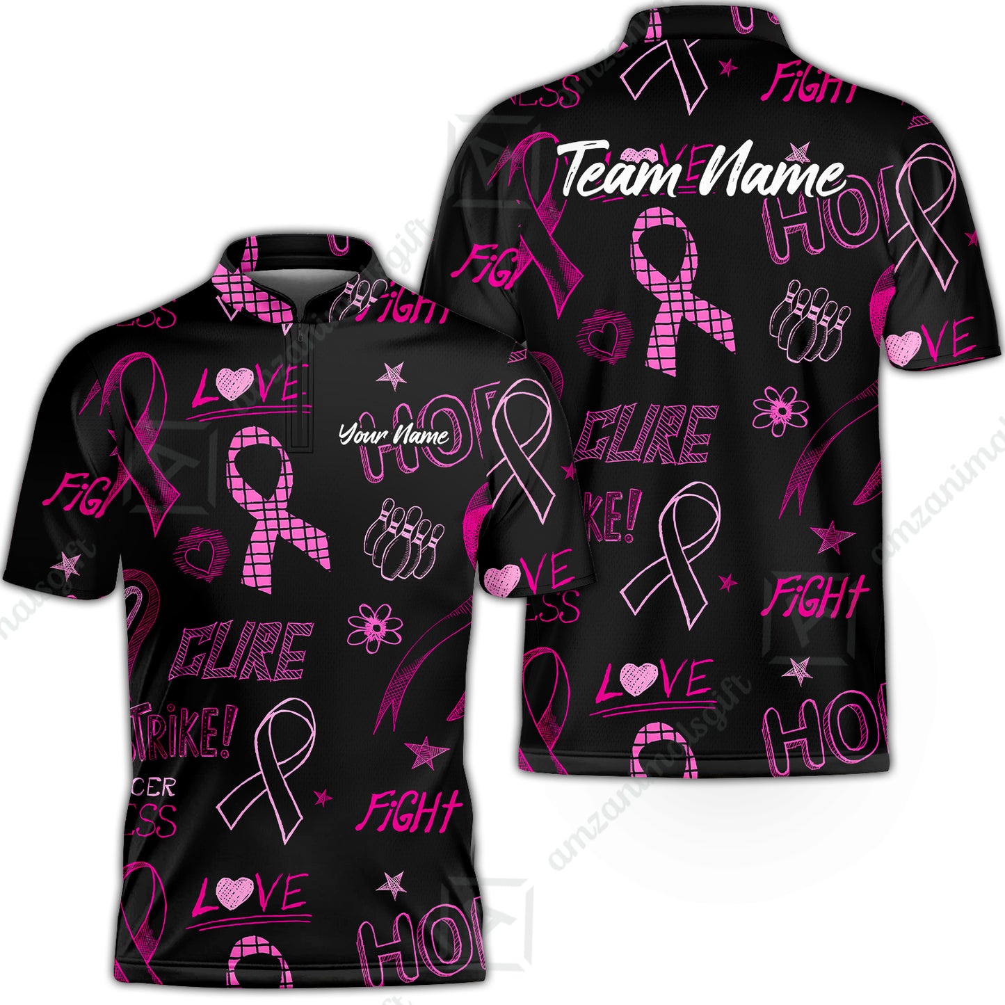 Bowling Jersey||Black