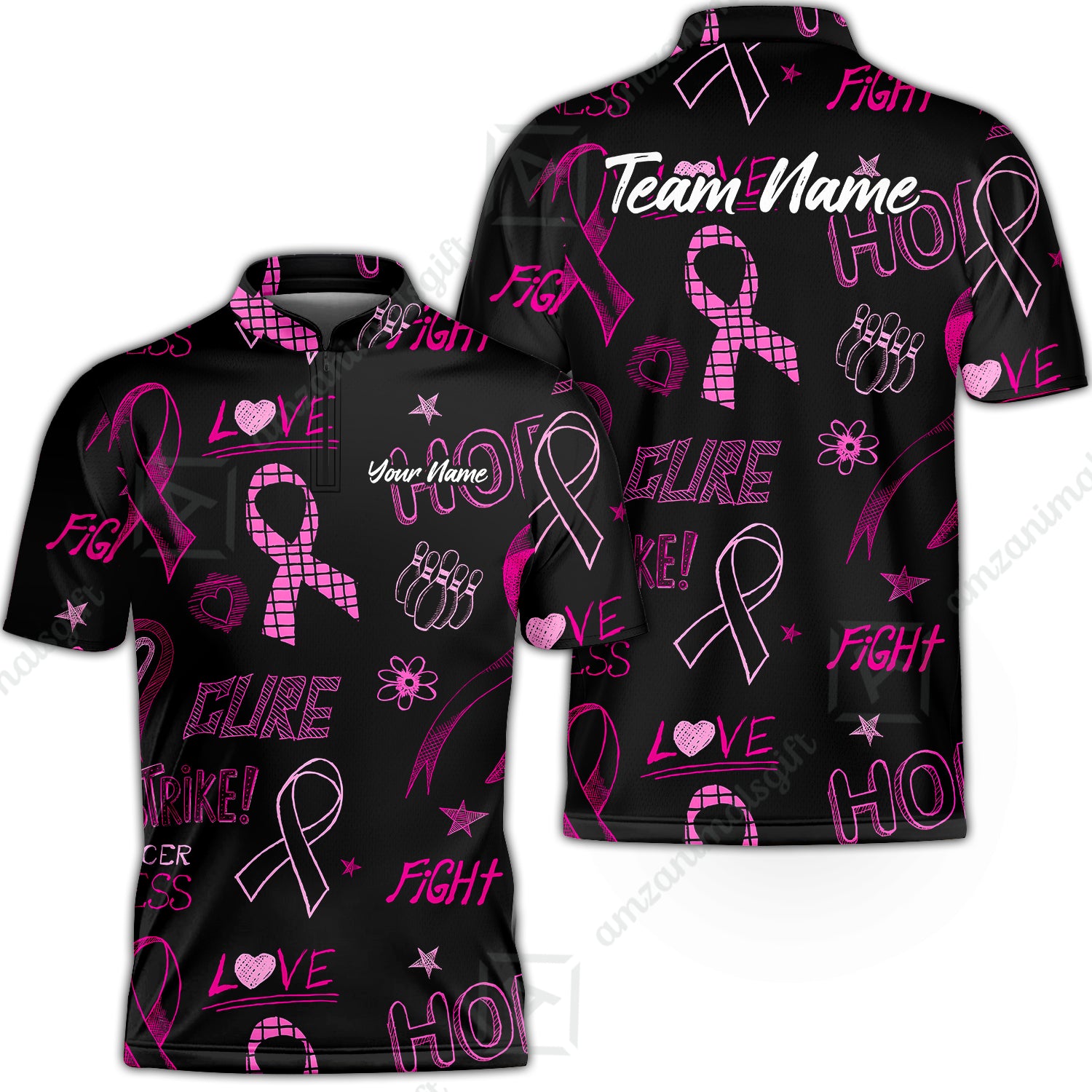 Bowling Jersey||Black