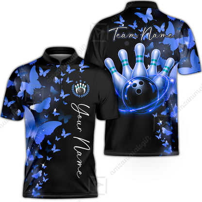 Bowling Jersey||Blue