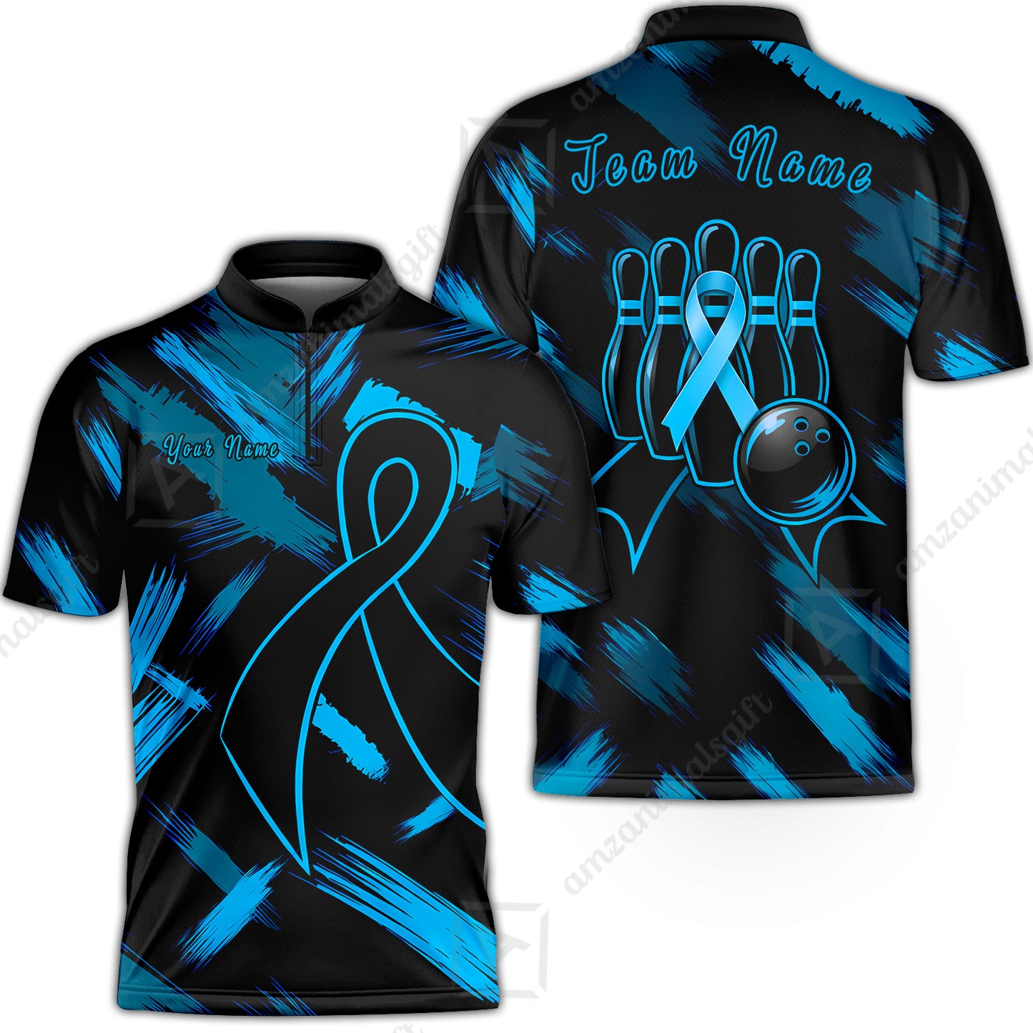 Bowling Jersey||Blue