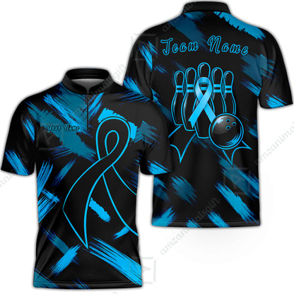 Bowling Jersey||Blue