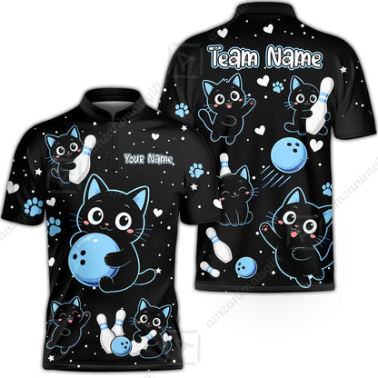 Bowling Jersey||Blue