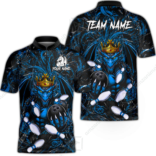 Bowling Jersey||Blue