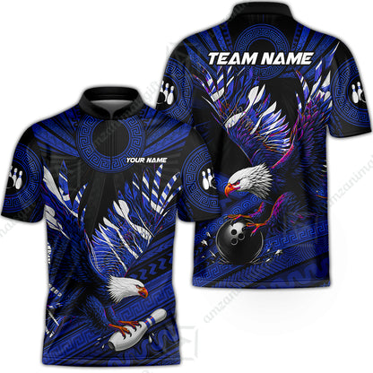 Bowling Jersey||Blue