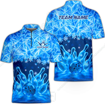Bowling Jersey||Blue