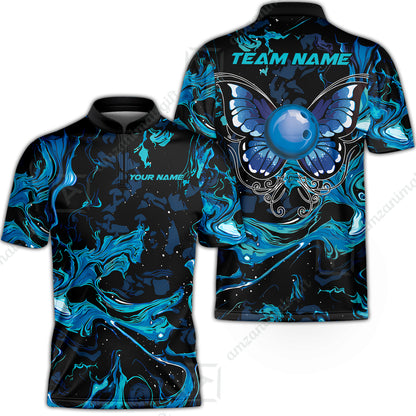 Bowling Jersey||Blue