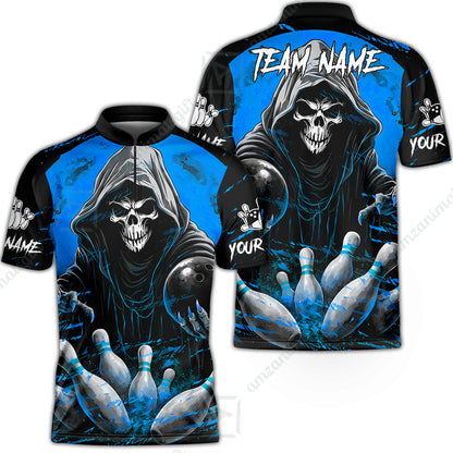 Bowling Jersey||Blue
