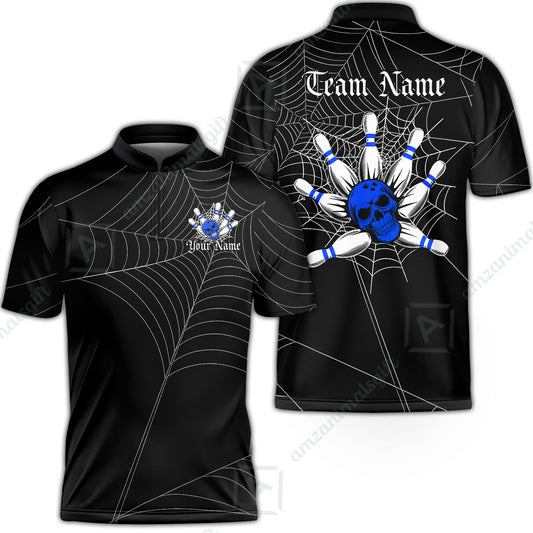 Bowling Jersey||Blue