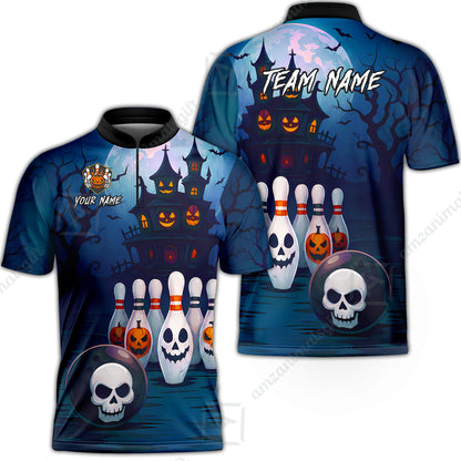 Bowling Jersey||Blue