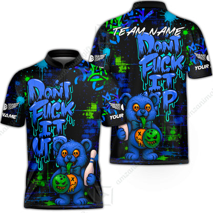 Bowling Jersey||Blue