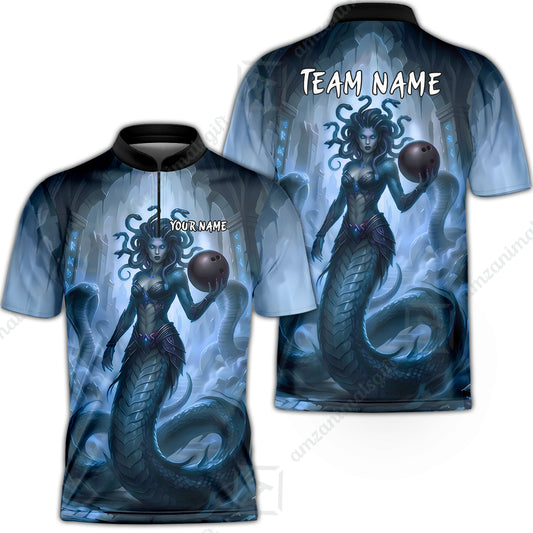 Bowling Jersey||Blue