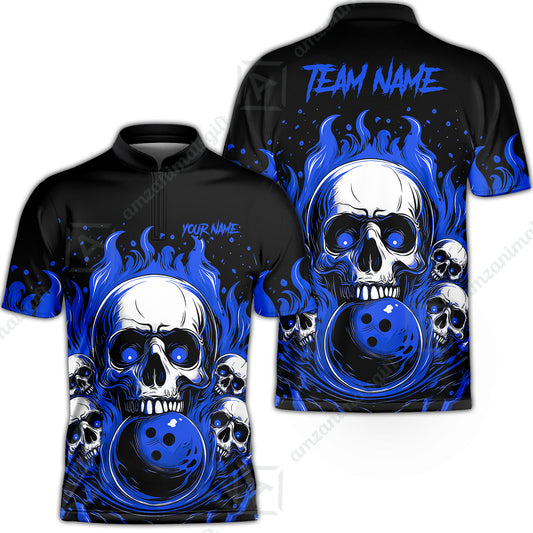 Bowling Jersey||Blue