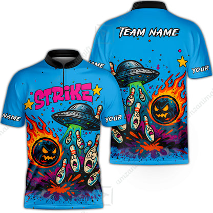 Bowling Jersey||Blue