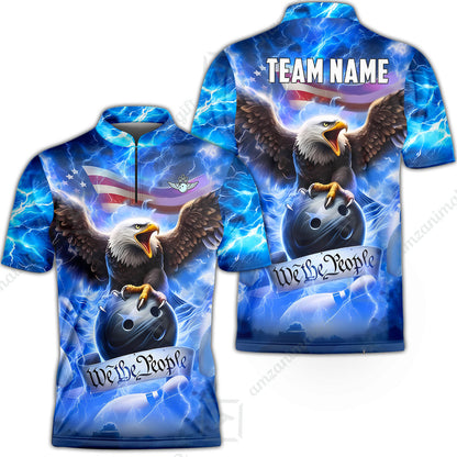 Bowling Jersey||Blue
