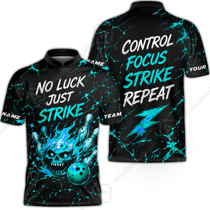 Bowling Jersey||Cyan