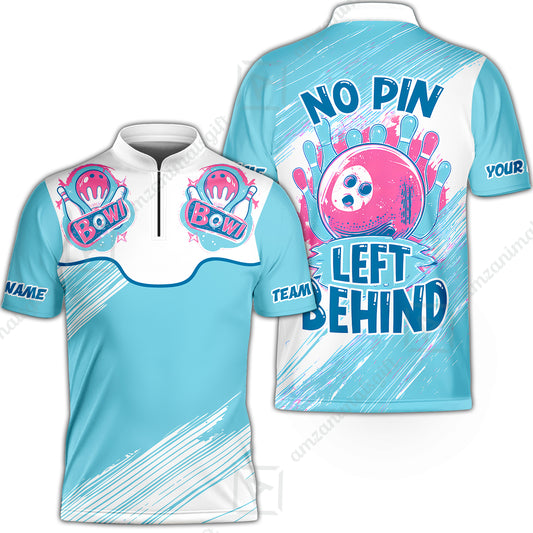 Bowling Jersey||Cyan