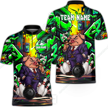 Bowling Jersey||Green