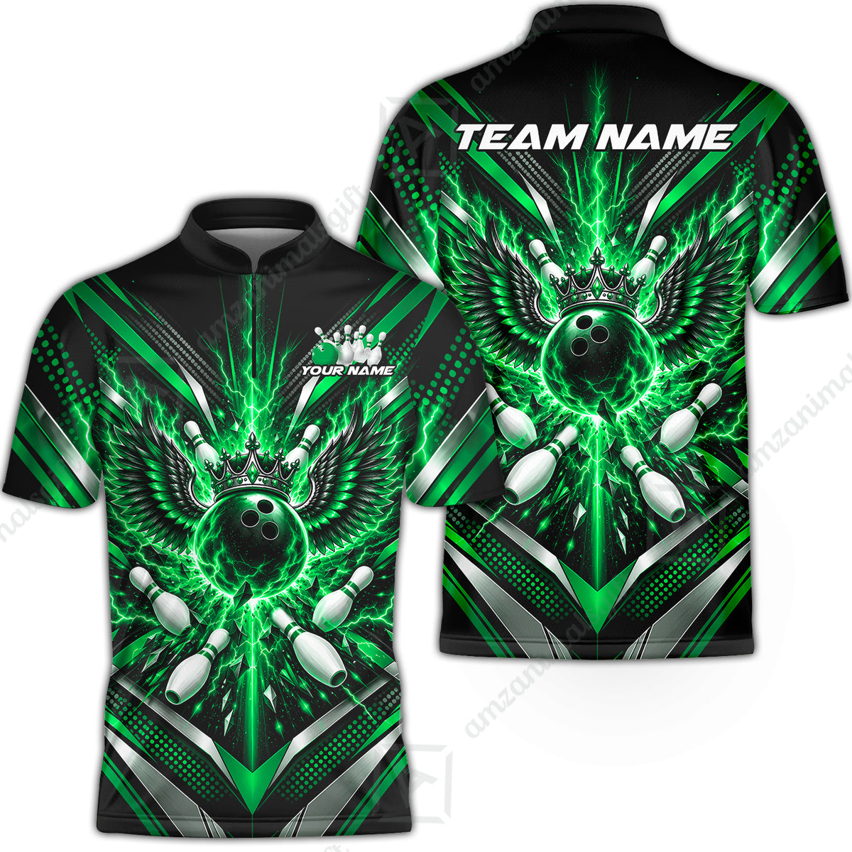 Bowling Jersey||Green