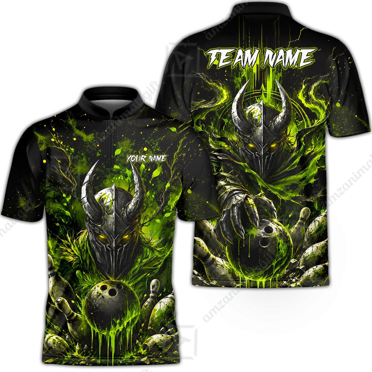 Bowling Jersey||Green