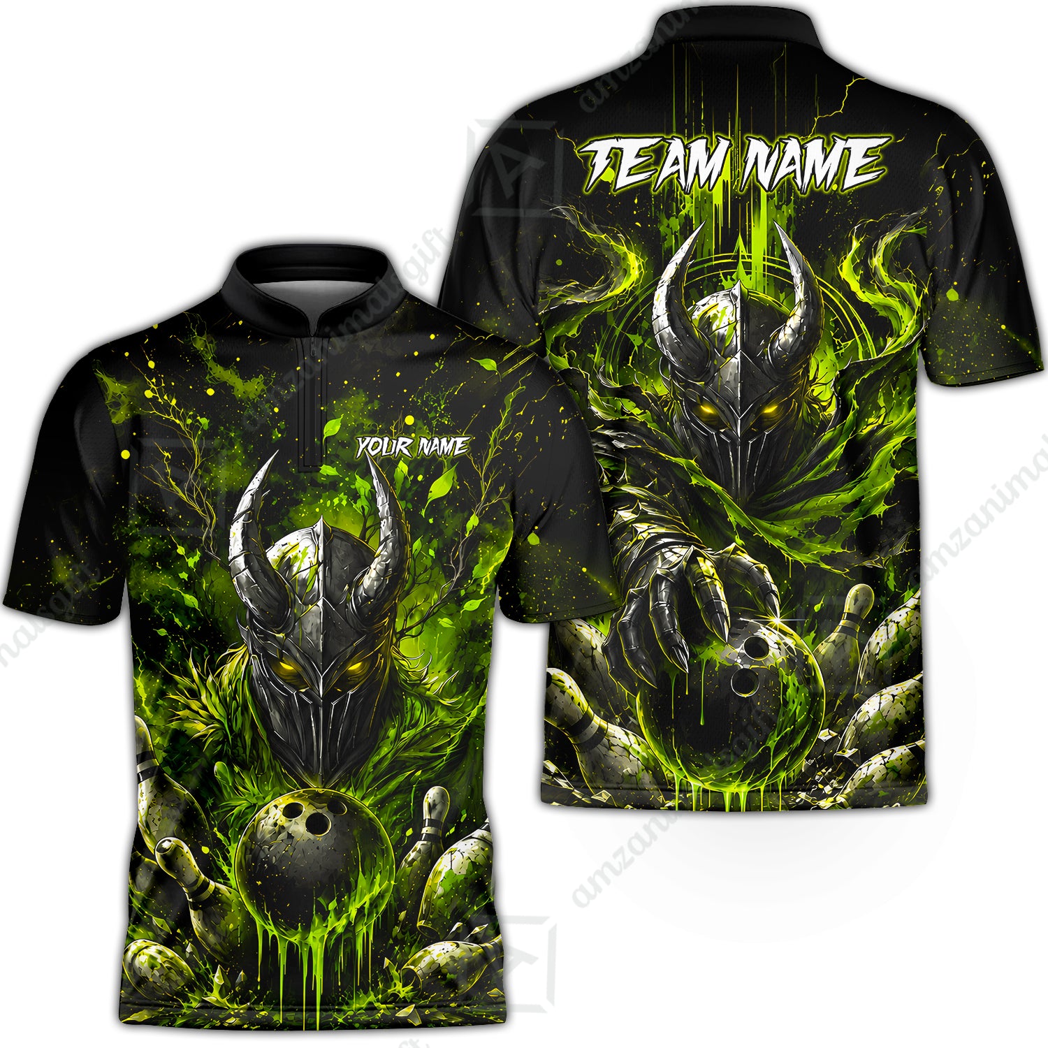 Bowling Jersey||Green